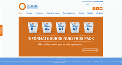 Desktop Screenshot of olleriasautoescuela.com